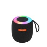 SH-309 Mini Wireless Mini Handsfree Outdoor Portable Fabric Subwoofer Sound System Speaker with Colorful RGB Night Light
