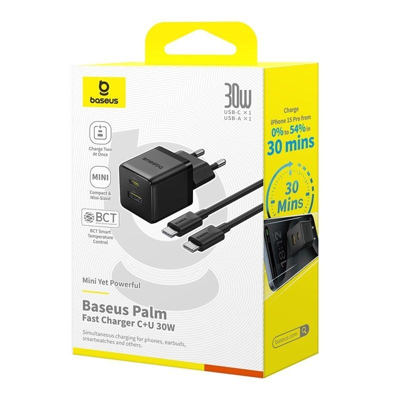 product-1-79 Baseus Palm Fast Charger C+U 20W - Image 1