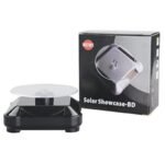 Rotating Stand, Solar Powered LED Electric Motorized Rotating Turntable Display Stand