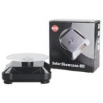 Rotating Stand, Solar Powered LED Electric Motorized Rotating Turntable Display Stand