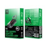 PLEXTONE GS1 Mark III 3 in 1 Gaming Adapter - Type C to 3.5 mm - HD Audio