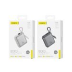 the Foneng PX137 10000mAh 35W fast-charging mini power bank with a built-in Type-C cable - Image 2