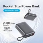 QCY PB20A 20000mAh 45W PD Fast Charge Power Bank - Image 2