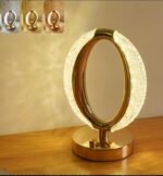 O- shaped crystal table lamp - Image 2
